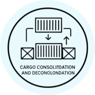 LCL cargo consolidation and deconsolidation for ocean freight