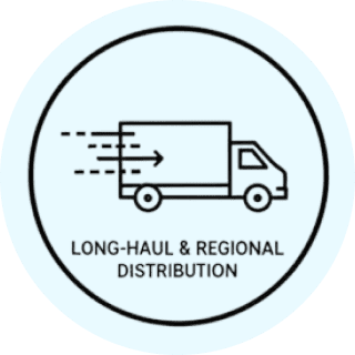 Long-haul and regional distribution