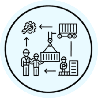 End-to-end project logistics coordination